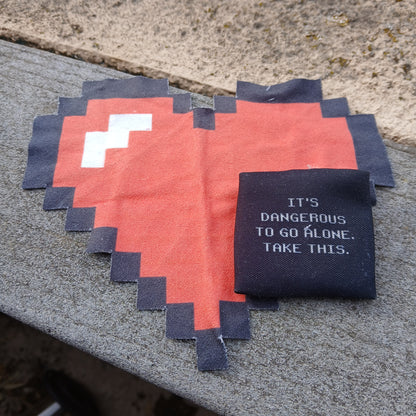 Pixel Heart Wipe and Take This Carry Case