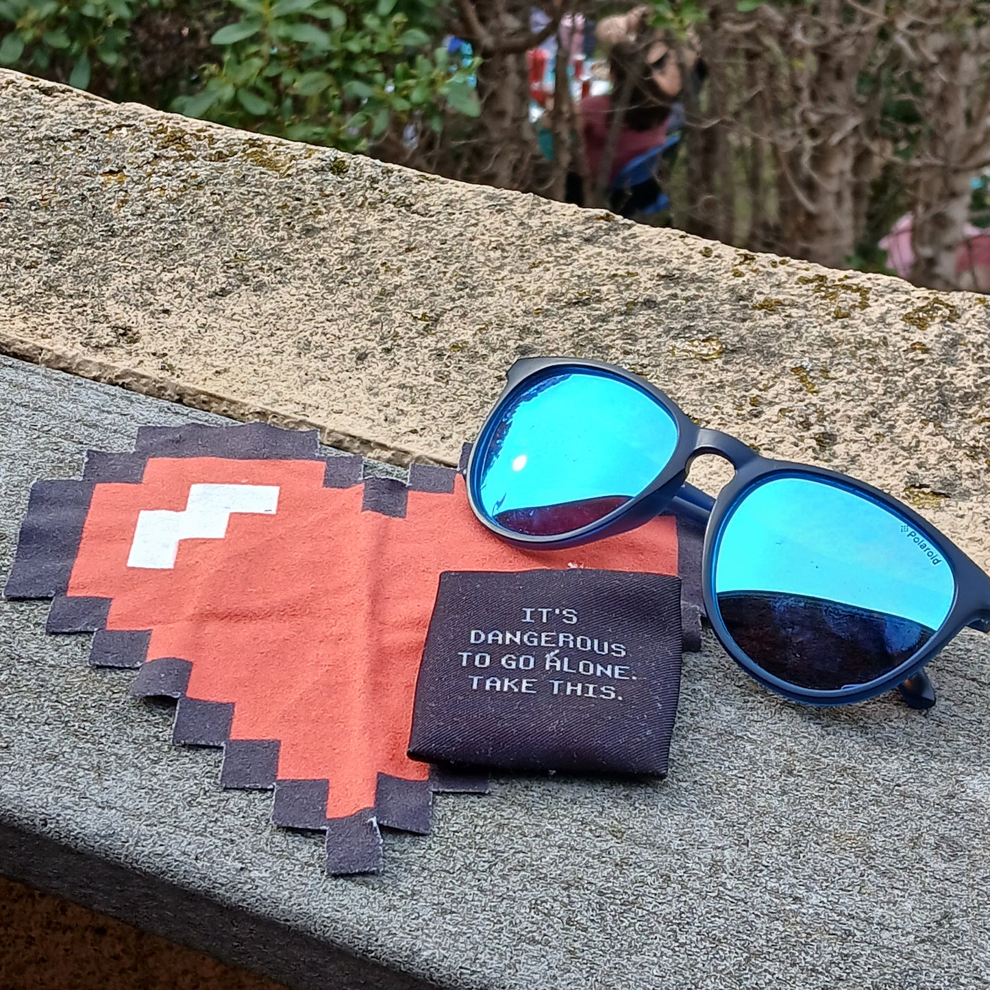 Pixel Heart Wipe and Take This Carry Case